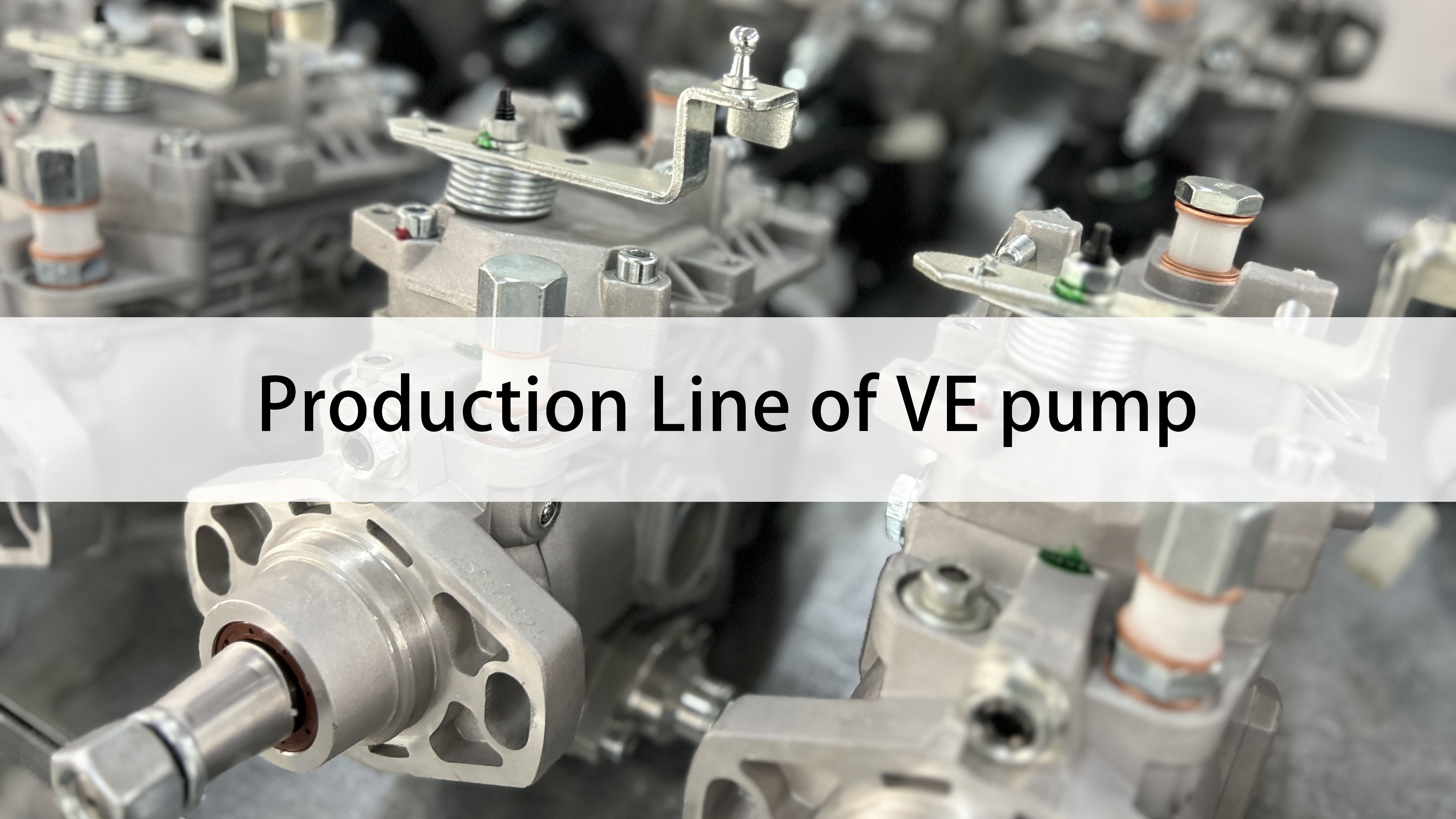 Línea de producción de la bomba VE