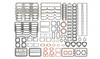 Juego de juntas de motor Cummins VT28, superior 3803697